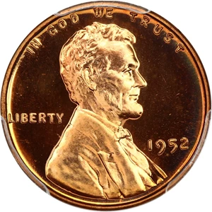 image for: 1952 1c PCGS Proof 67 RD CAM