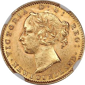 image for: Newfoundland: 1888 $2 NGC MS63