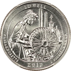 image for: 2019-W Lowell NP 25c PCGS MS66 (Early Find)