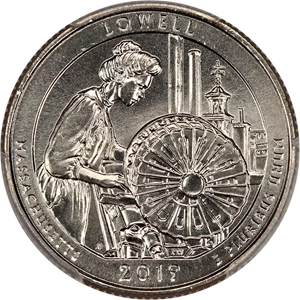 image for: 2019-W Lowell NP 25c PCGS MS64 (Early Find)