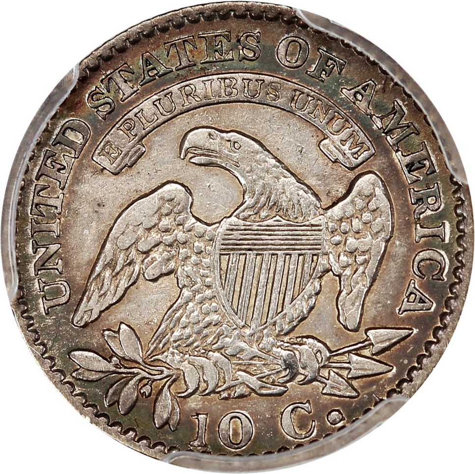 image for: 1829 10c PCGS XF40 (Large 10C)