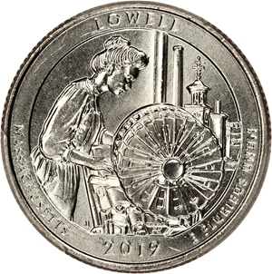image for: 2019-W Lowell NP 25c PCGS MS64 (Early Find)