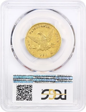 image for: 1852 Wass Molitor & Co. $10 PCGS XF40 (Small Head)