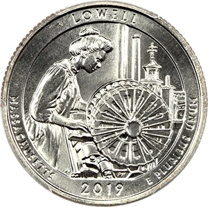 image for: 2019-W Lowell NP 25c PCGS MS64 (Early Find)