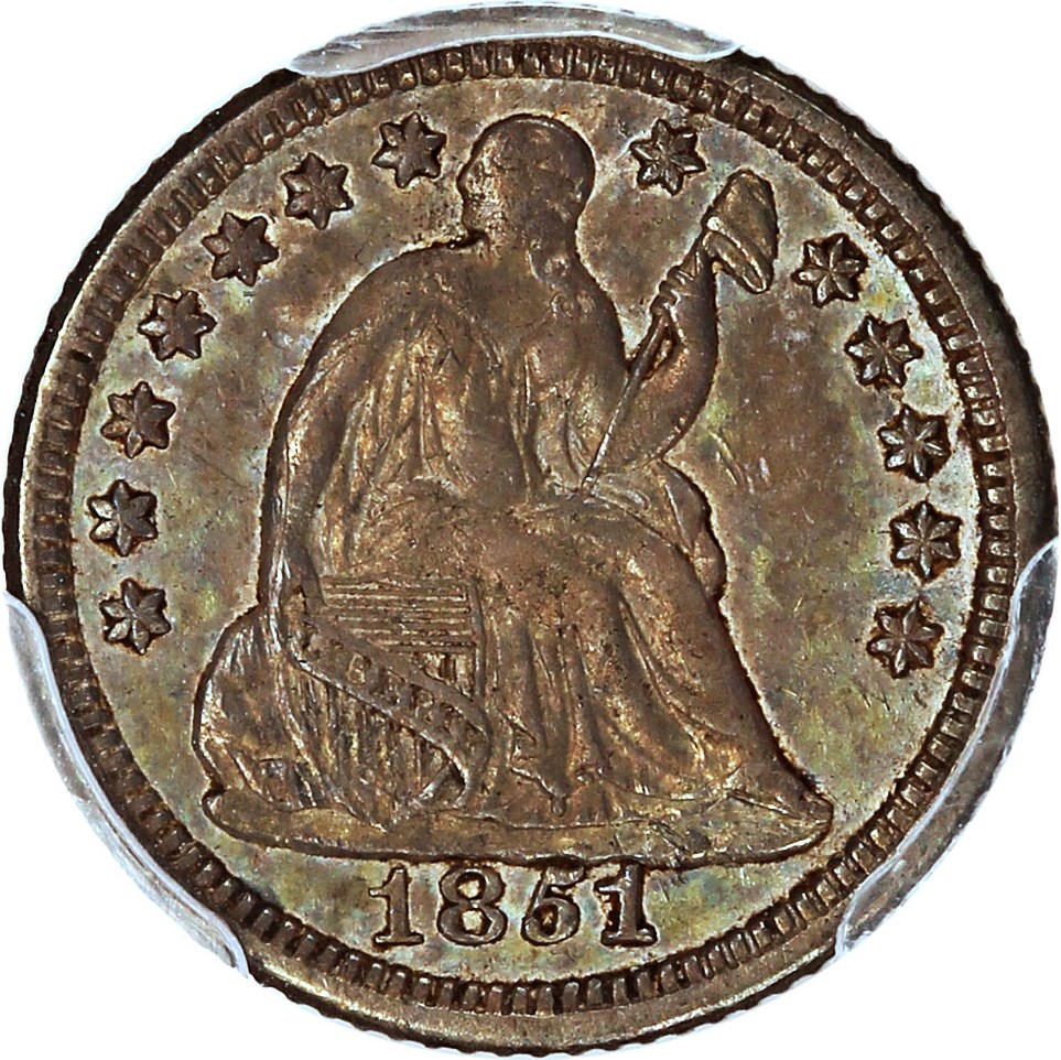 image for: 1851-O H10c PCGS XF45 ex: D.L. Hansen