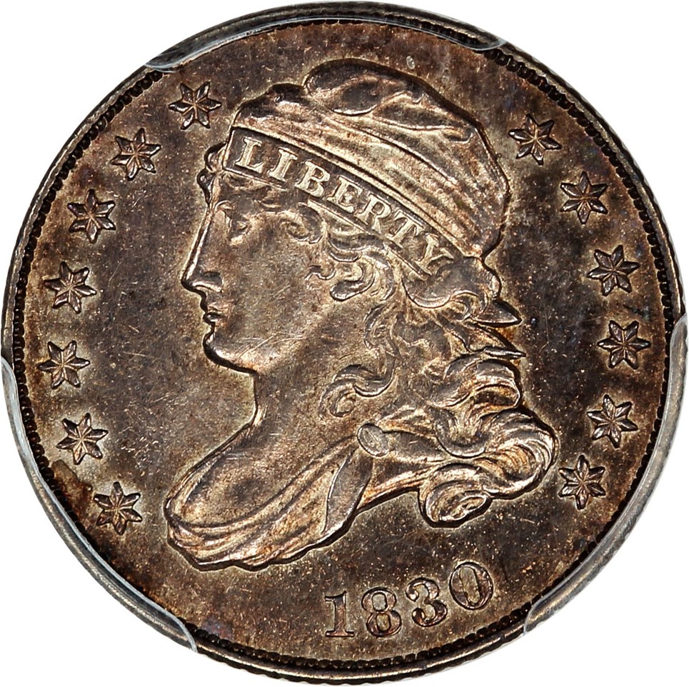 image for: 1830/29 10c PCGS MS62 ex: D.L. Hansen