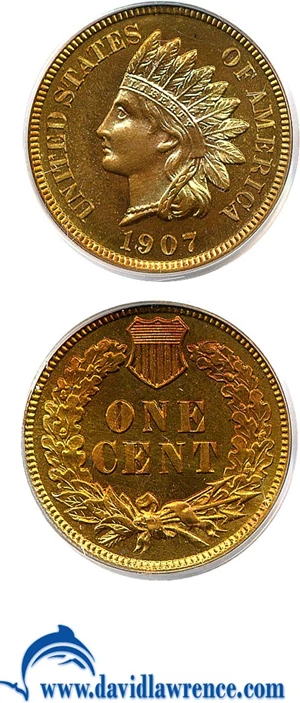 image for: 1907 1c PCGS Proof 66 RD
