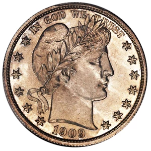 image for: 1909 50c PCGS Proof 63 ex: D.L. Hansen