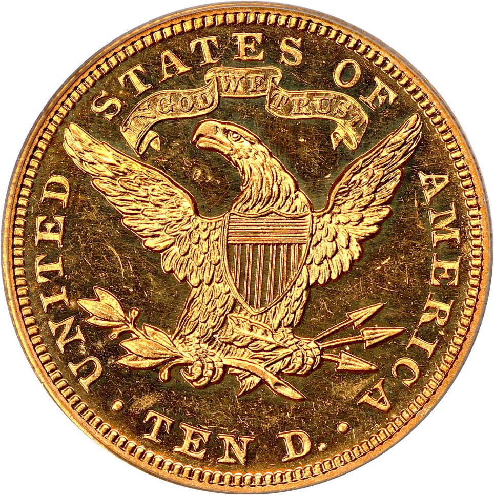 image for: 1904 $10 PCGS/CAC Proof 61 (OGH) ex: D.L. Hansen