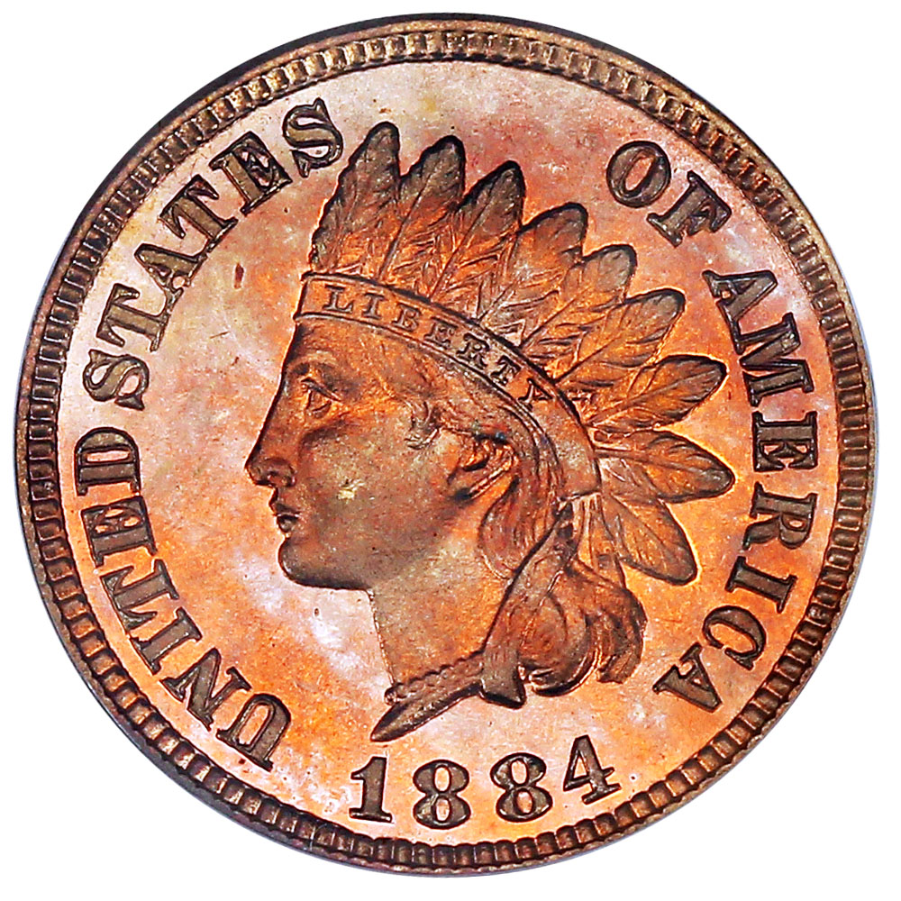 image for: 1884 1c PCGS Proof 66 RD