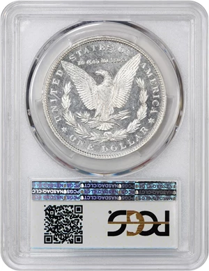 image for: 1893 $1 PCGS MS62 PL ex: D.L. Hansen