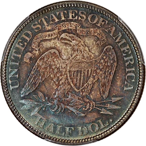 image for: 1871 50c PCGS/CAC MS66+