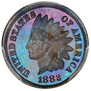 image for: 1882 1c PCGS/CAC Proof 66 BN