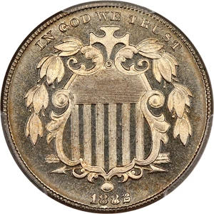 image for: 1882 5c PCGS/CAC Proof 66 CAM ex: D.L. Hansen