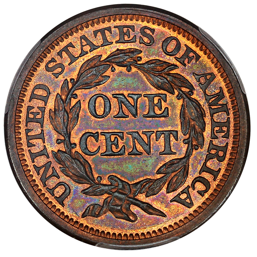 image for: 1849 1c PCGS/CAC Proof 65+ RB
