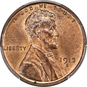 image for: 1913-D 1c PCGS/CAC MS64 RB