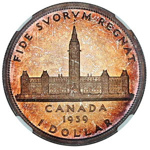 image for: Canada 1939 $1 NGC SP66+