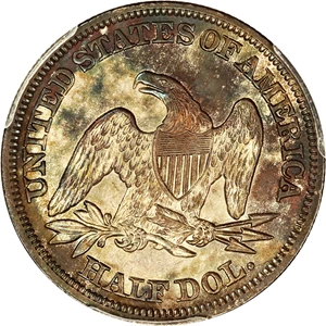 image for: 1844 50c PCGS/CAC MS64 ex: Norweb