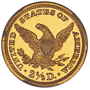 image for: 1907 2 1/2 PCGS Proof 66 CAM ex: D.L. Hansen