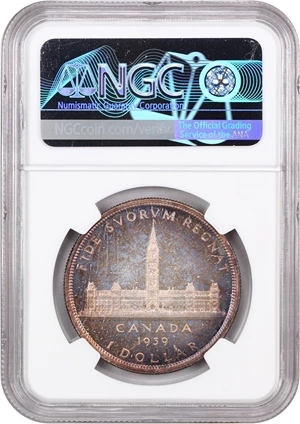 image for: Canada 1939 $1 NGC SP66+