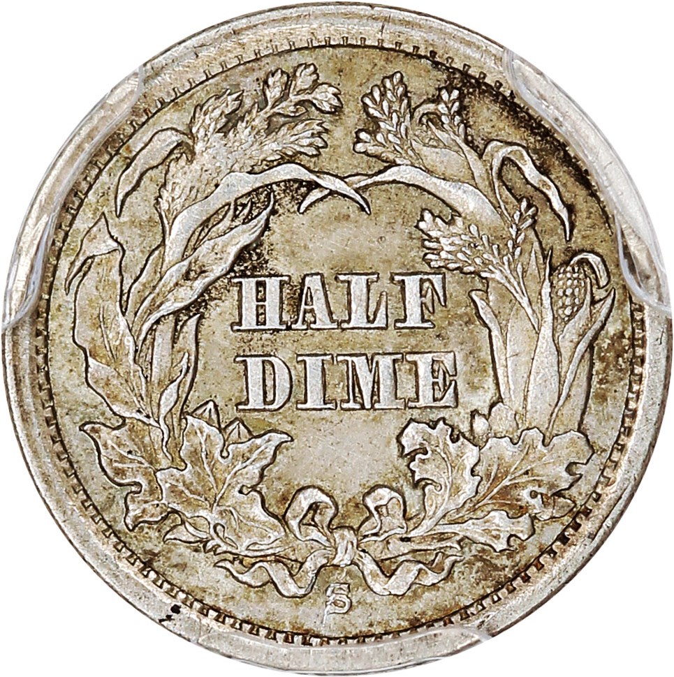 image for: 1864-S H10c PCGS/CAC AU55 ex: D.L. Hansen