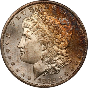 image for: 1882-CC $1 NGC/GSA MS65 GSA Hoard