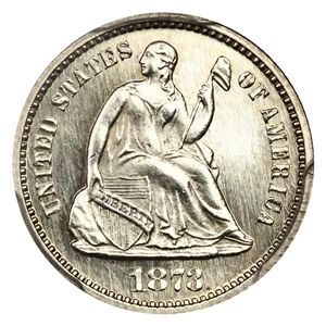 image for: 1873 H10C PCGS Proof 64 CAM ex: D.L. Hansen