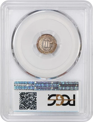 image for: 1869 3cS PCGS/CAC Proof 63 CAM ex: D.L. Hansen