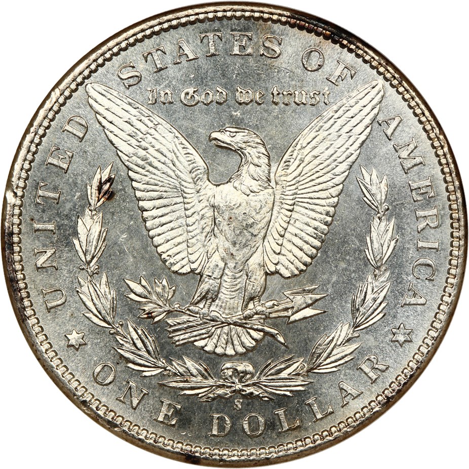 image for: 1899-S $1 NGC MS63 PL