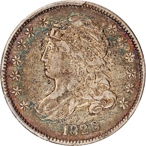 image for: 1828 10c PCGS XF45 (Small Size)
