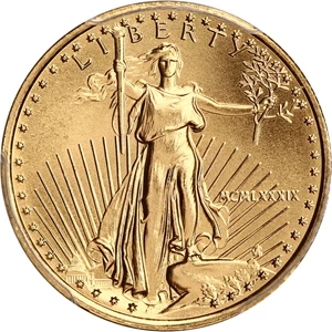 image for: 1989 Gold Eagle $10 PCGS MS69 (Reagan Legacy Series)