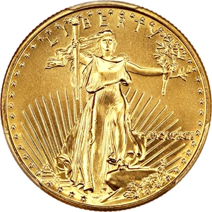image for: 1991 Gold Eagle $25 PCGS MS69 (Reagan Legacy Series)