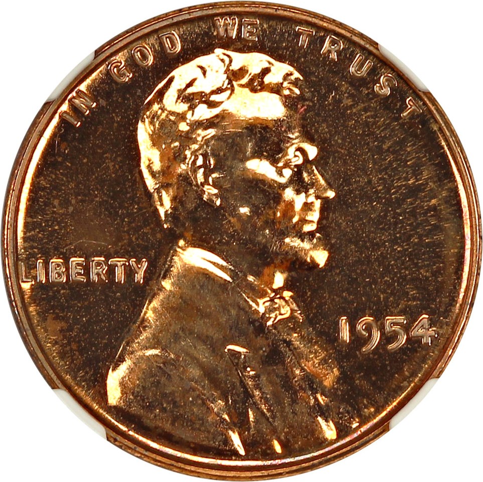image for: 1954 1c NGC Proof 65 RD