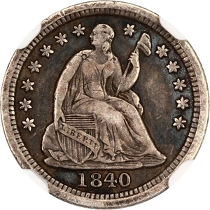 image for: 1840-O H10c NGC VF20 (Drapery)