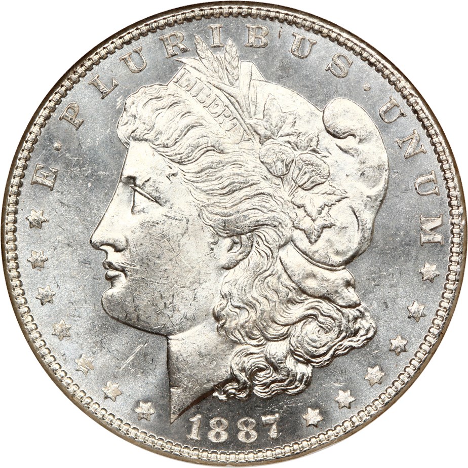 image for: 1887/6 $1 NGC MS63 PL (VAM-2)