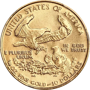 image for: 1989 Gold Eagle $10 PCGS MS69 (Reagan Legacy Series)