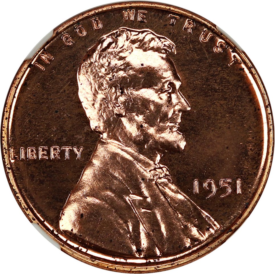 image for: 1951 1c NGC Proof 63 RB