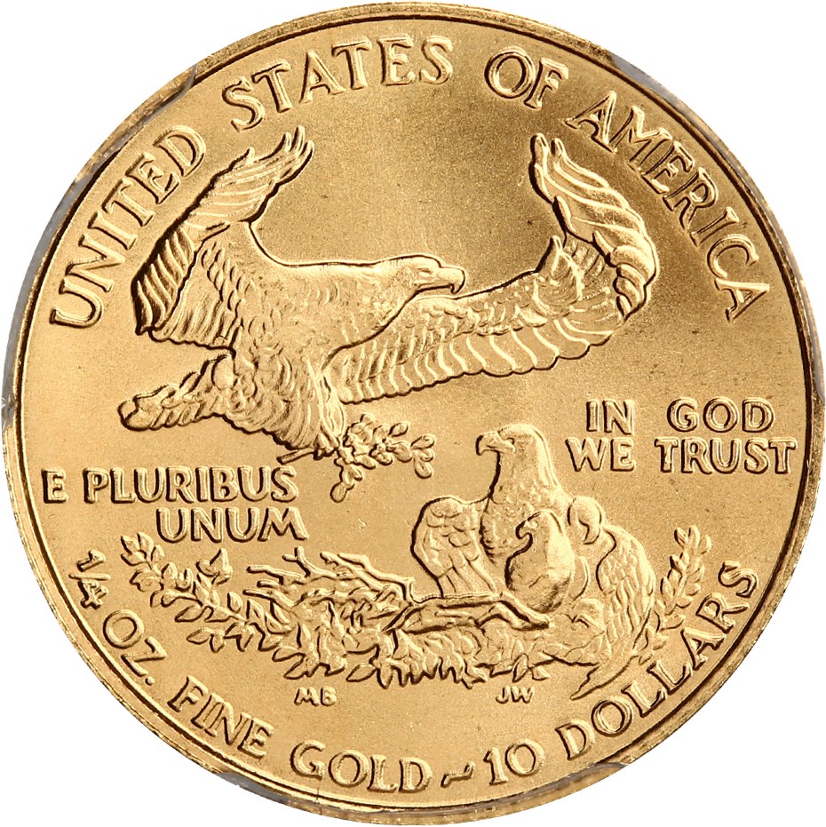 image for: 1988 Gold Eagle $10 PCGS MS69 (Reagan Legacy Series)