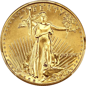image for: 1991 Gold Eagle $25 PCGS MS69 (Reagan Legacy Series)