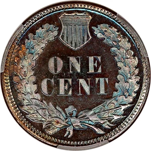 image for: 1884 1c PCGS/CAC Proof 66 BN