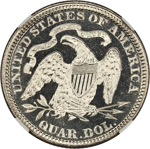 image for: 1884 25c NGC Proof 69 CAM