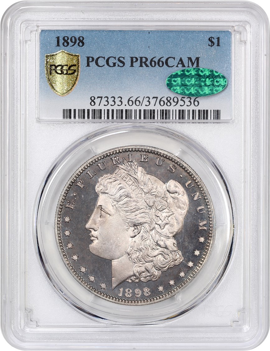 image for: 1898 $1 PCGS/CAC Proof 66 CAM
