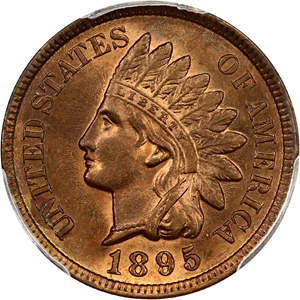 image for: 1895 1c PCGS MS63 RB