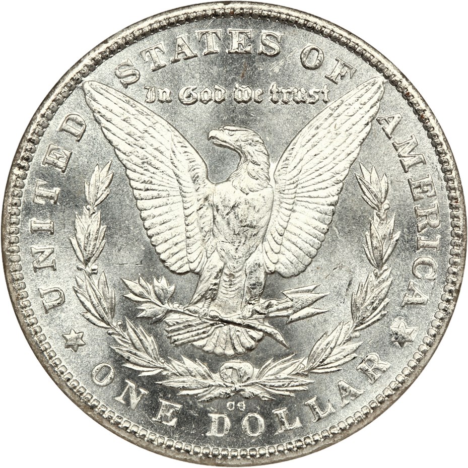 image for: 1880-CC $1 NGC MS63 (VAM-5, 8/High 7)