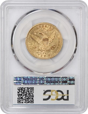 image for: 1893-CC $10 PCGS AU50