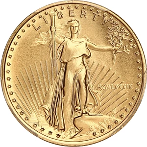 image for: 1989 Gold Eagle $10 PCGS MS69 (Reagan Legacy Series)
