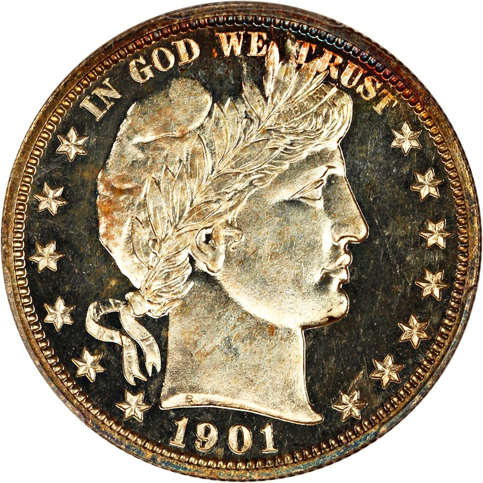 image for: 1901 50c PCGS Proof 66 CAM