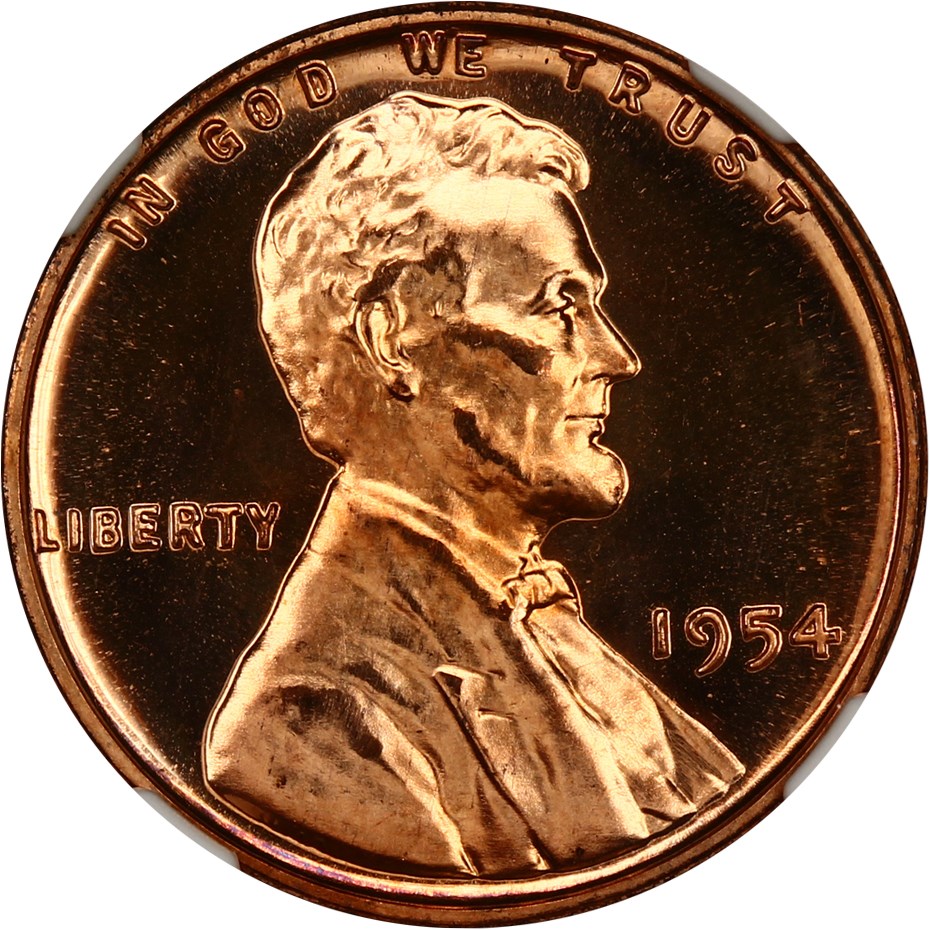 image for: 1954 1c NGC Proof 67 RD