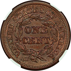 image for: 1851 1c NGC UNC Details (Cleaned)