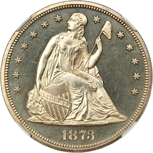 image for: 1873 $1 NGC Proof 63